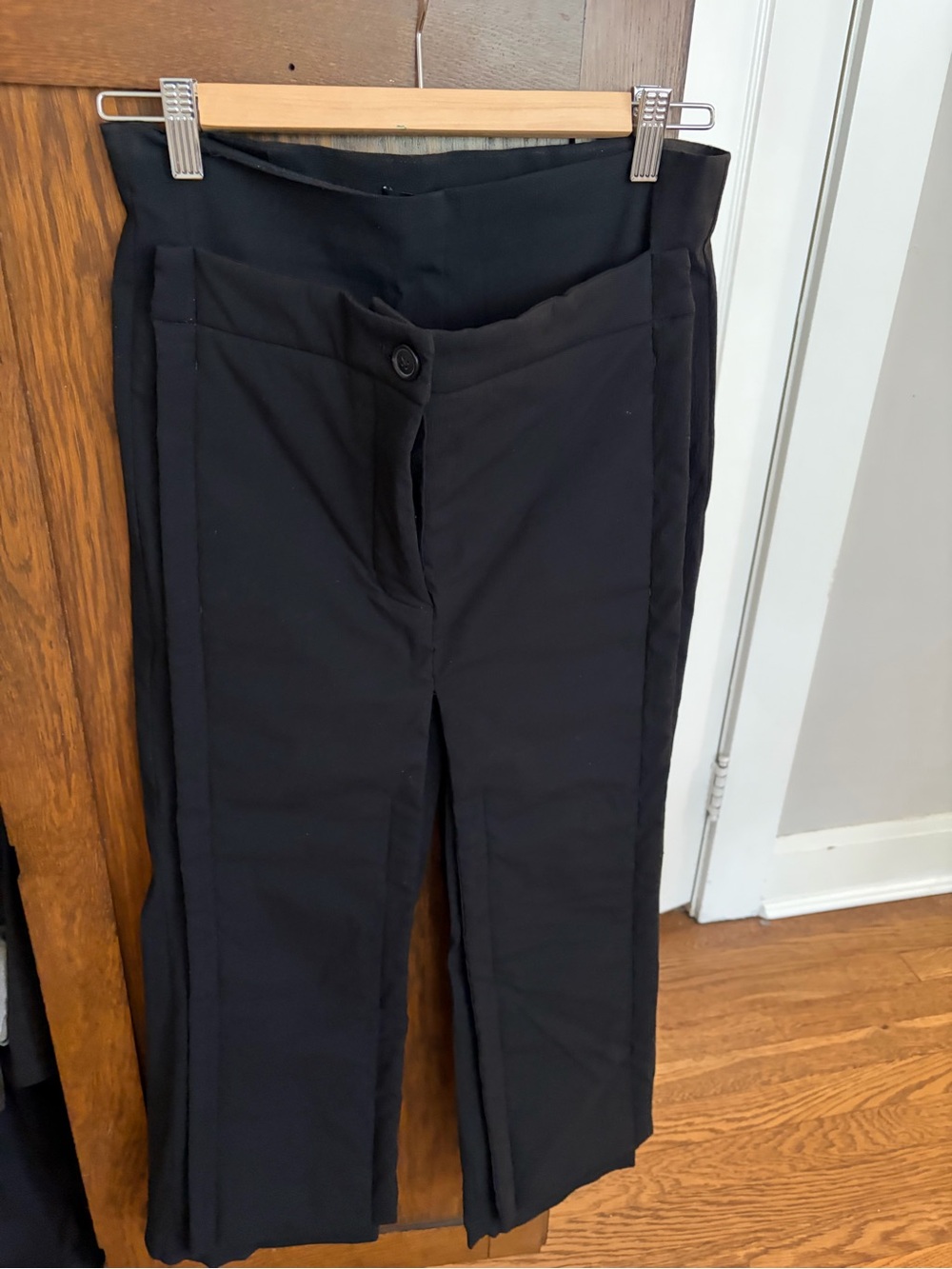 Women's Black Stretch Ponte Pants